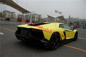 Lamborghini aventador 700 Mansory body kit half carbon fiber  front bumper rear bumper hood spoiler